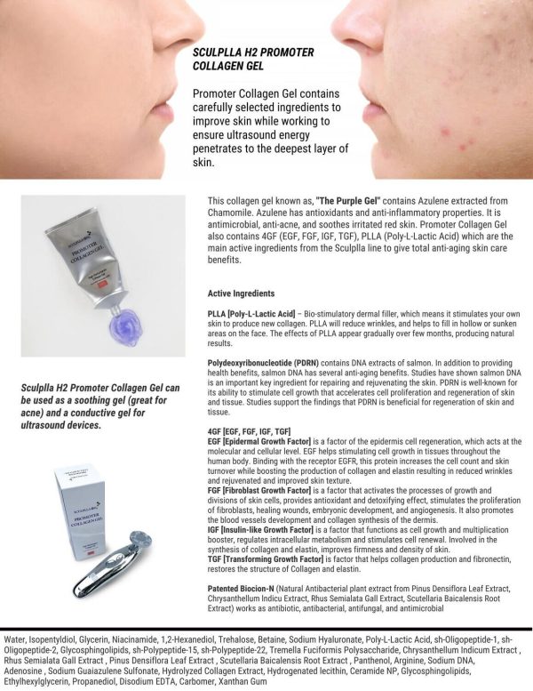 PLLA H2 Promoter Collagen Gel - 150mL - Image 3